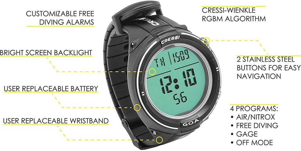 cressi dive watch review